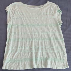Light green LOFT top❌donated❌